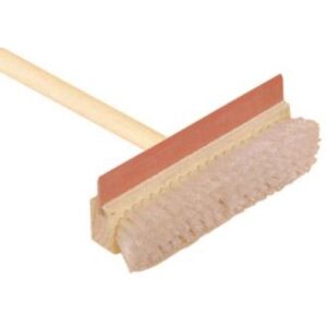 Deck Scrub With Tapered Squeegee