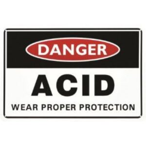 Danger Acid Sign