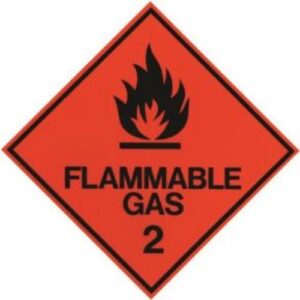 Hazardous Sign - 2 Flammable Gas