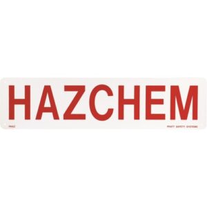 Hazchem Sign