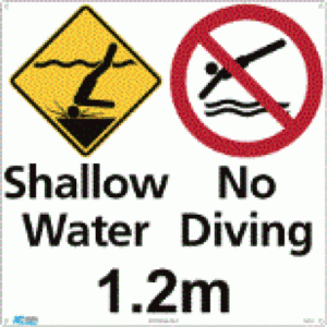 Depth With Diamond Symbol Sign