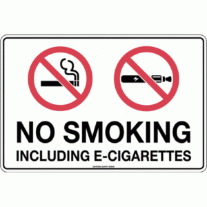No Smoking including E-Cigarettes