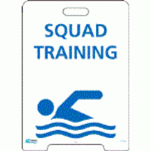 Pavement A-Frame Sign - Squad Training