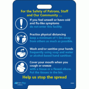 Pavement A-Frame - COVID-19