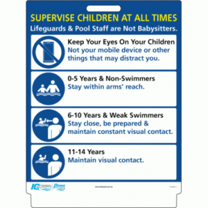 Pool Rules - Supervise Children At All Times