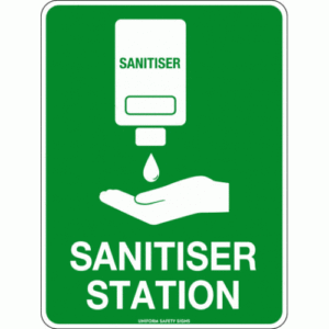 SANITISER STATION SIGN