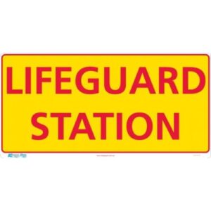 Lifeguard Station Sign