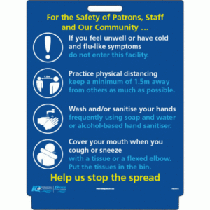 Pavement Sign - COVID-19